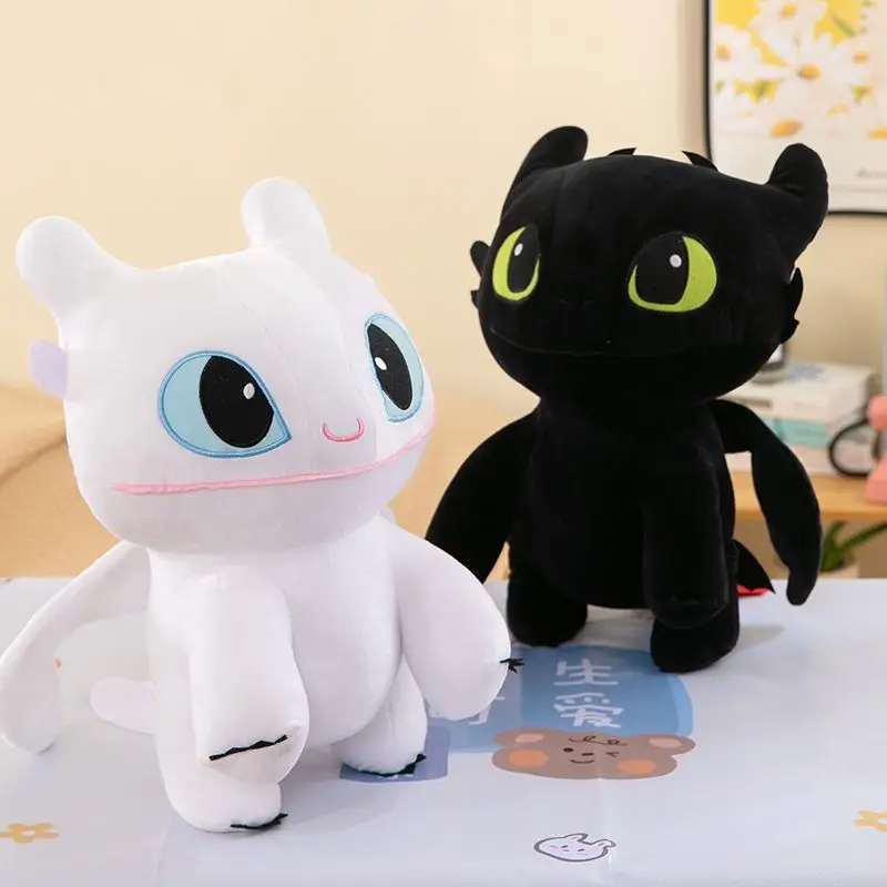 35cm/45cm How to Train Your Dragon Plush Toys  Plushie Toothless Doll Kawaii Stuffed  Decoration Gift For Kids Birthday