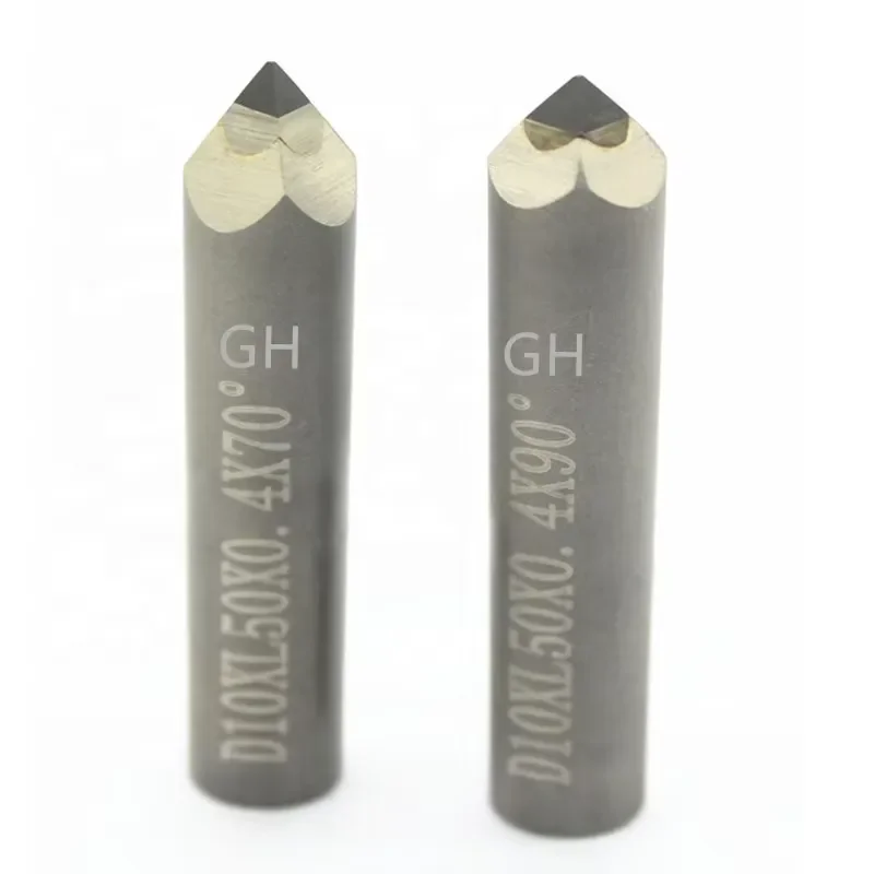 New design numerical control 4 sides D8 D10 granite engraving tool diamond PCD stone engraving drill