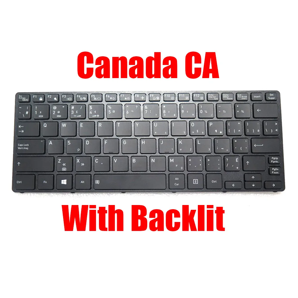 TW GK CA For Dynabook For Portege A30-E For Tecra A30-G A30-J Laptop Keyboard Traditional Chinese Greek Canada Black
