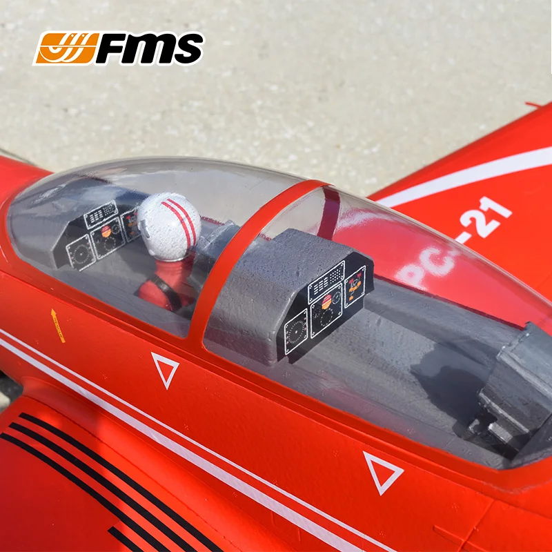 FMS 1100mm PC-21 PNP RC Aircraft Pilatus Electric Outdoor Assembly Charging Remote Control Fighter Model Adult Boy Toy