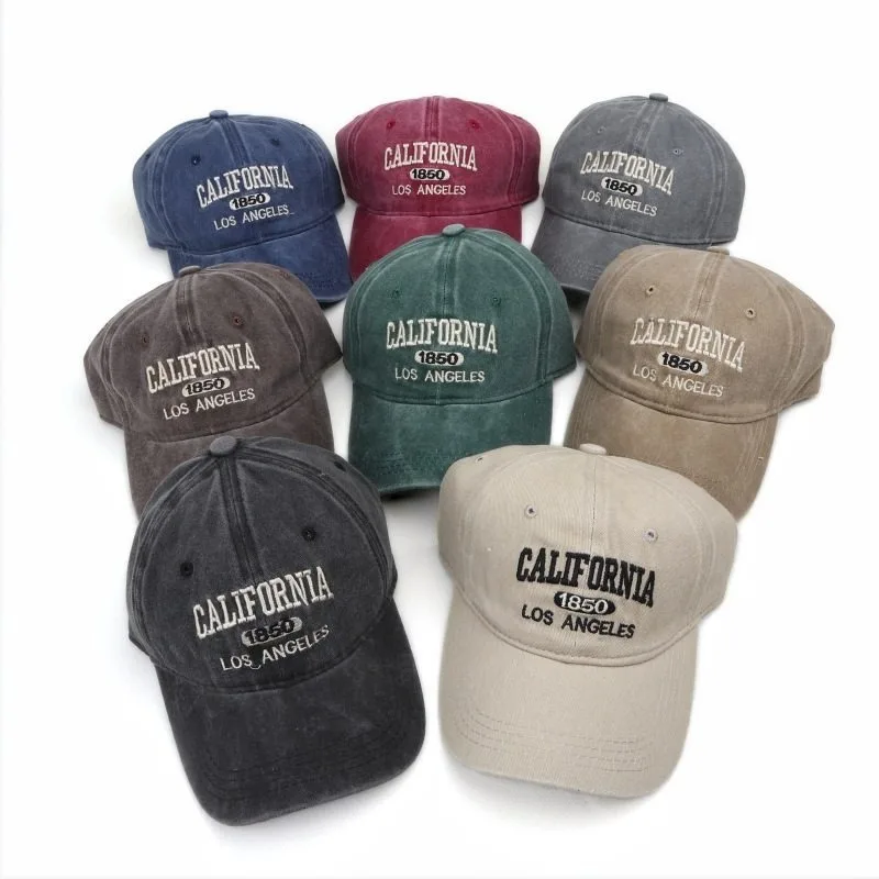 Japanese Retro Kapital Vintage Letter Embroidered Retro Baseball Cap Men's and Women's Color Blocked Hat