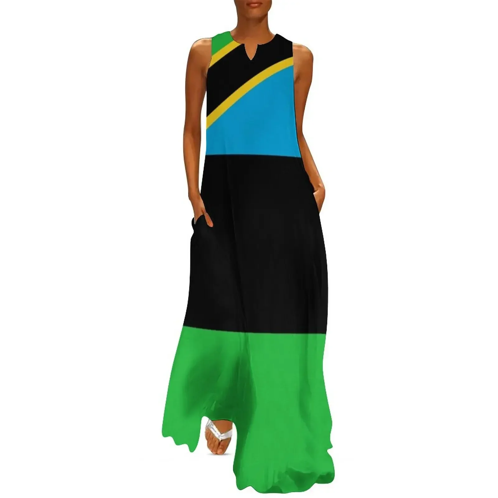

Flag of Zanzibar Long Dress sexy dress loose summer dress evening dresses women