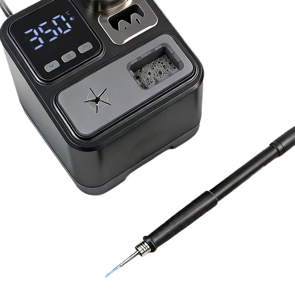 

Цифровая паяльная станция с PID-управлением, диапазон температур 30-500°C, нагревательный модуль 65-150 Вт для пайки мелкогабаритных компонентов