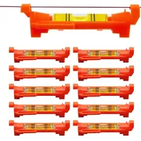 5/10pcs Hanging Bubble Line Level Horizontal Bubble Measuring Level Gadget Spirit Level For Building Construction String Level