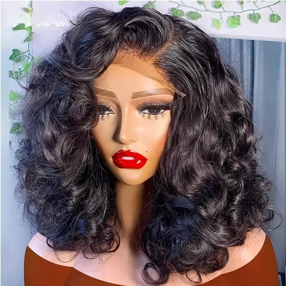 مصنع الجملة الجسم موجة الدانتيل الجبهة الباروكات شعر الإنسان واسعة الدانتيل 200 الكثافة خصلات الشعر المستعار الإنسان 13x4 شعر الإنسان الدانتيل الجبهة الباروكات #1