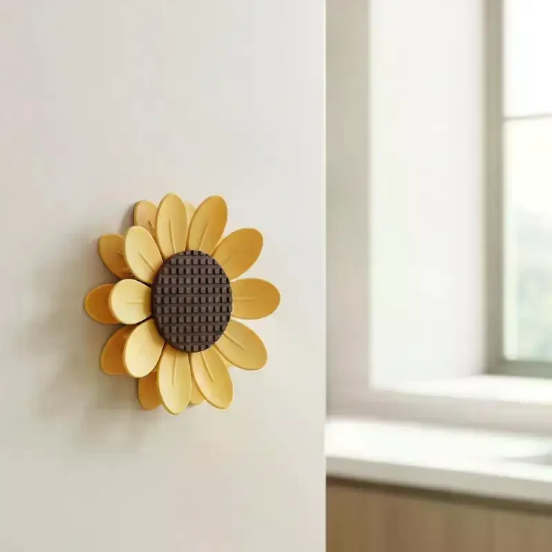 Reusable Food Grade Magnetic Sunflower Sealing Clips 8pcs Set Snack Bag Sealers for Kitchen Refrigerator Storage