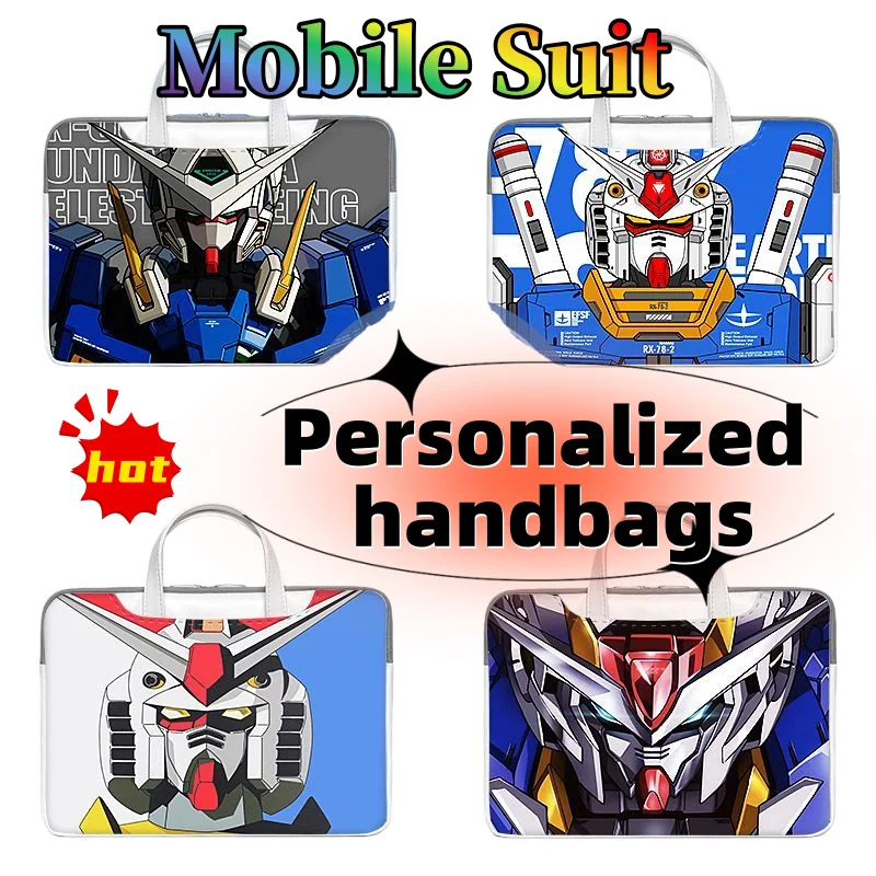 

Mobile Suit Notebook Laptop Bag Cute Fashion Cartoon Personalized Creative Sleeve for Apple and Lenovo, Gift for Friends