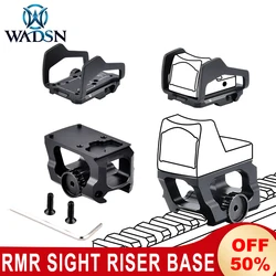 Wadsn Metal RMR Red Dot Sight Riser Base, caza Scope Mount LEAP 04 Hunting Accessory For 20mm Picatinny Rail