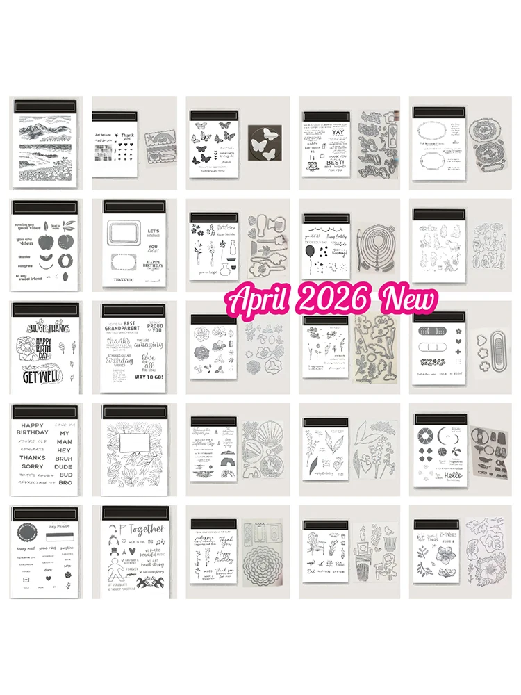 Opulent Oasis Boutique Blossoms Thanks Man Stamp Dies DIY Greeting Scrapbook Molds Mother's Day Spring 2026 April New Arrivals