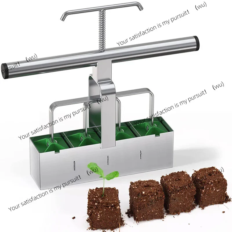 Extended Handle Manual Clod Maker, Handheld Nursery Garden Tools
