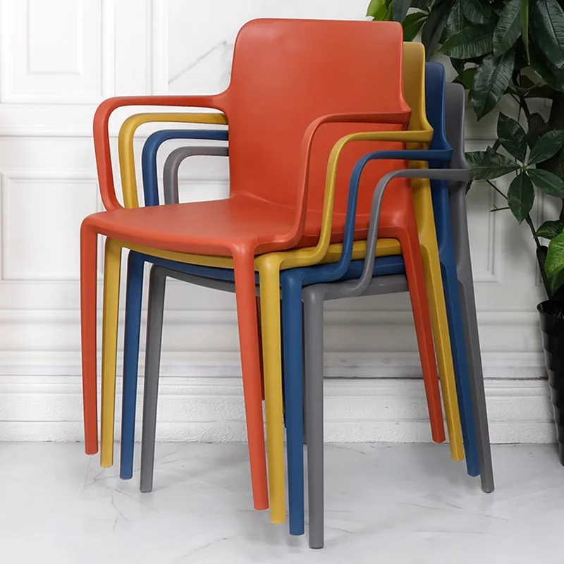 Customizable Nordic Plastic Chair