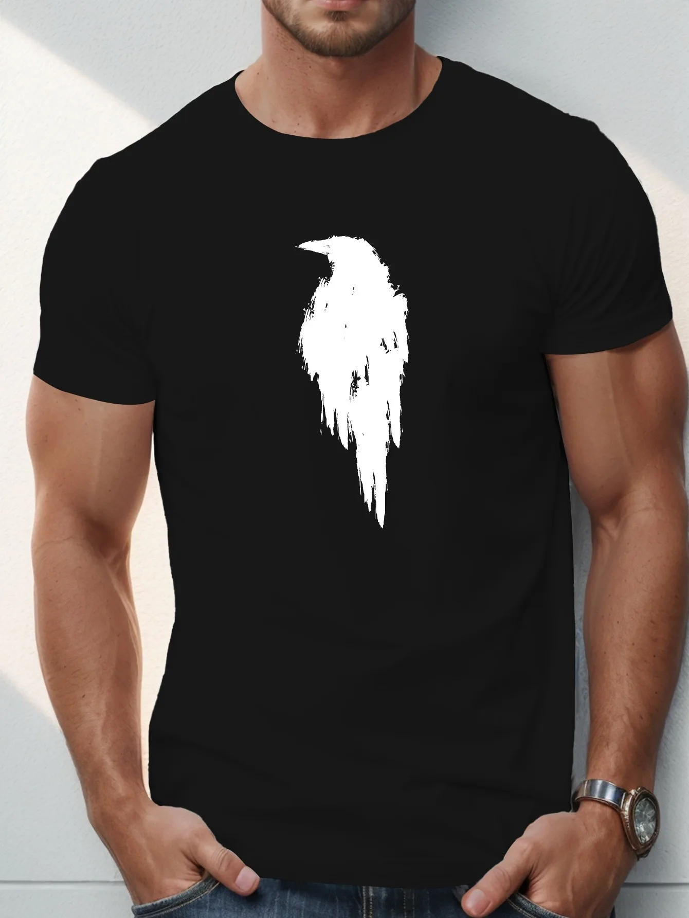 Rodeo Mama Western Denim Family Matching T-Shirt Cotton White Crew Neck Denim Pattern Men's and Women's Sizes