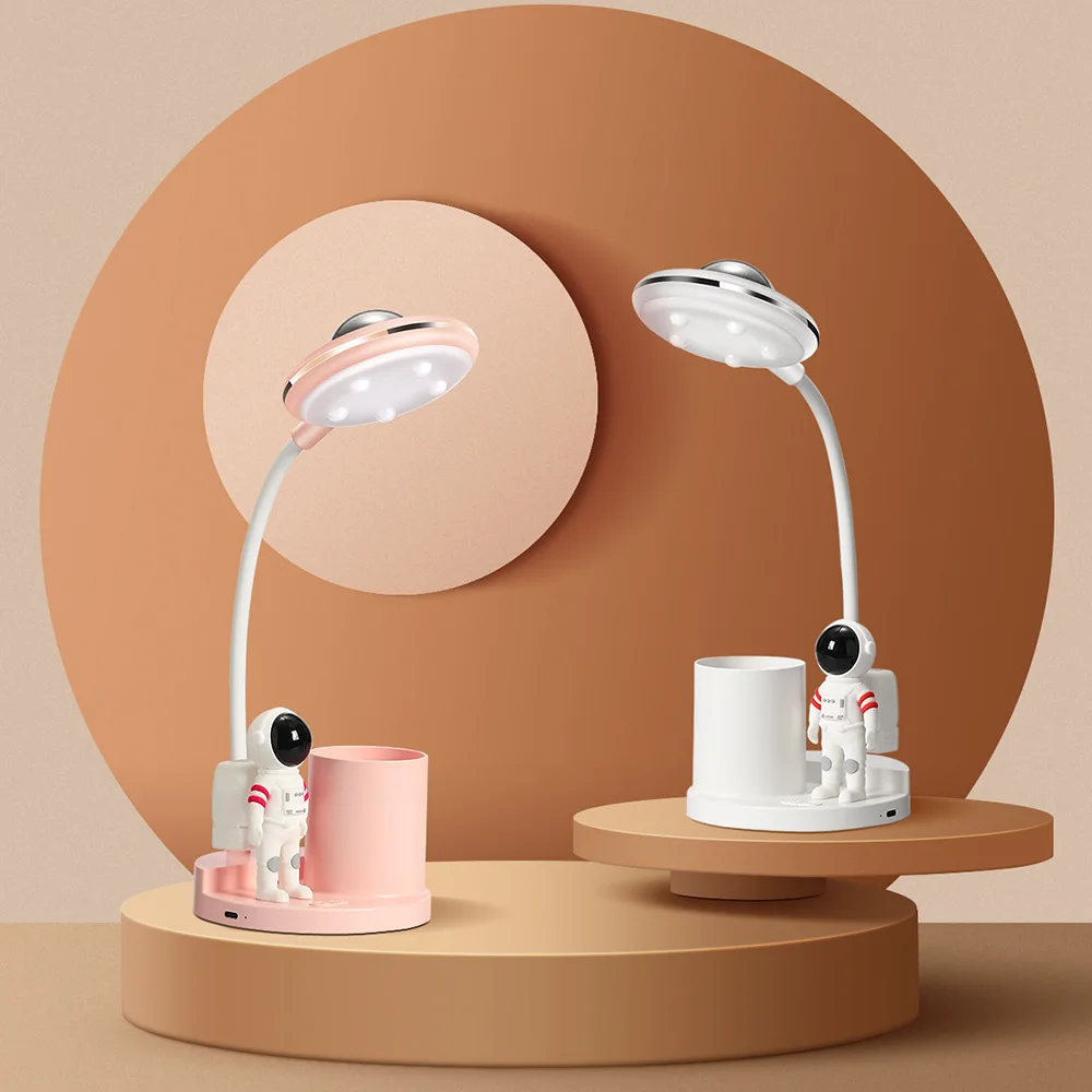 

LED Book Light Astronaut Projection Lamp Reading Eye Protection Bedroom Bedside Lights USB ChargingIndoor Star Projector Light