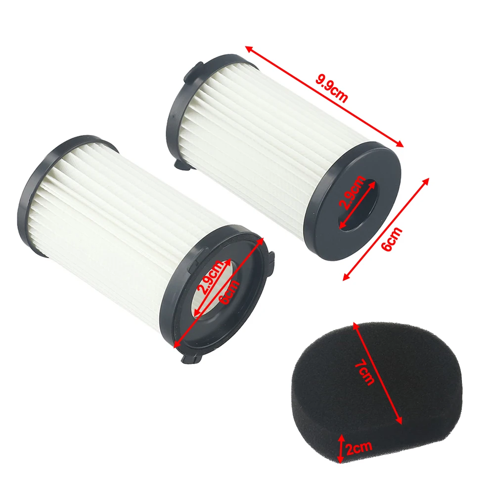 2/4pcs Filter Element Filter Cotton For TECHWOOD TAS-9055 TAS 9035 For VA20 Vacuum Cleaner Accessories