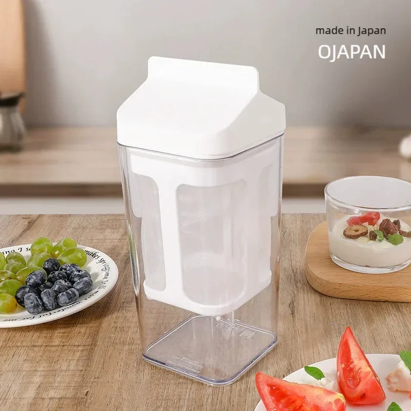 Japanese Imported Yogurt Strainer Whey Separator Homemade Greek Yogurt Soy Milk Cheese Filter Drainer