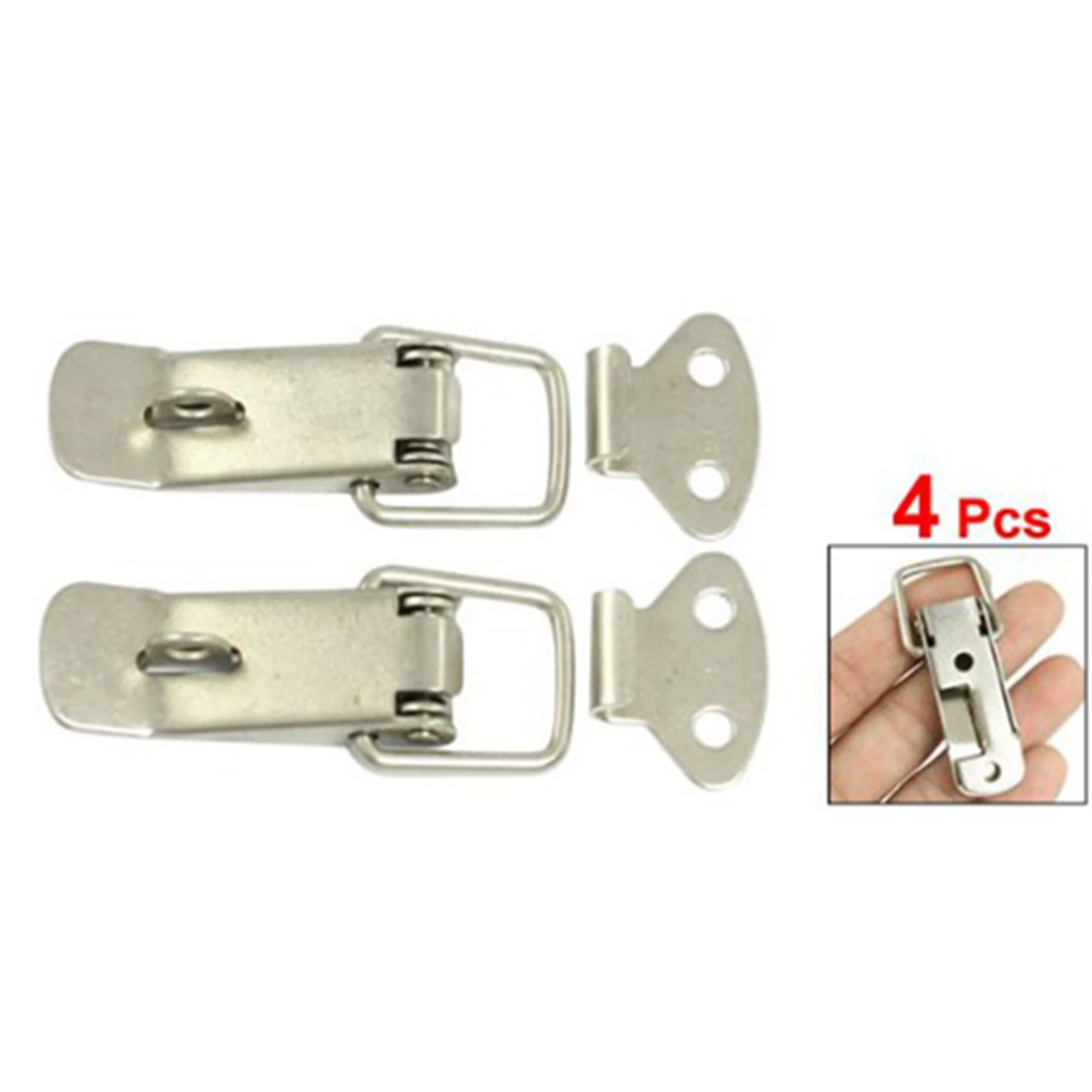 

A70P 8 Pcs Hardware Cabinet Boxes Spring Loaded Latch Catch Toggle Hasp