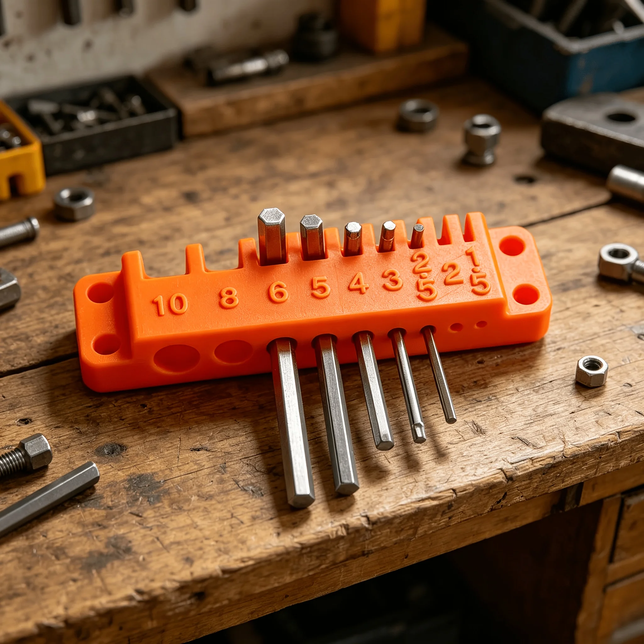 Organizador de Llaves Hexagona - Hand Tools In Workshop reseña y precio