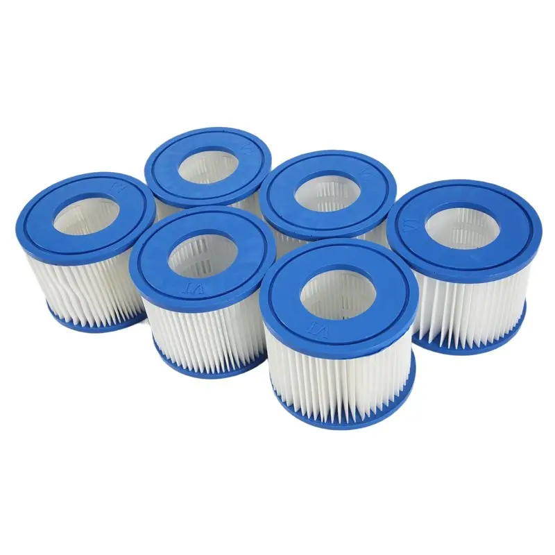 

Комплект из 6 сменных картриджей ABMH-6Pcs для бассейнов и спа, тип S1, для фильтров-насосов Purespa -29001E 11692, тип S1