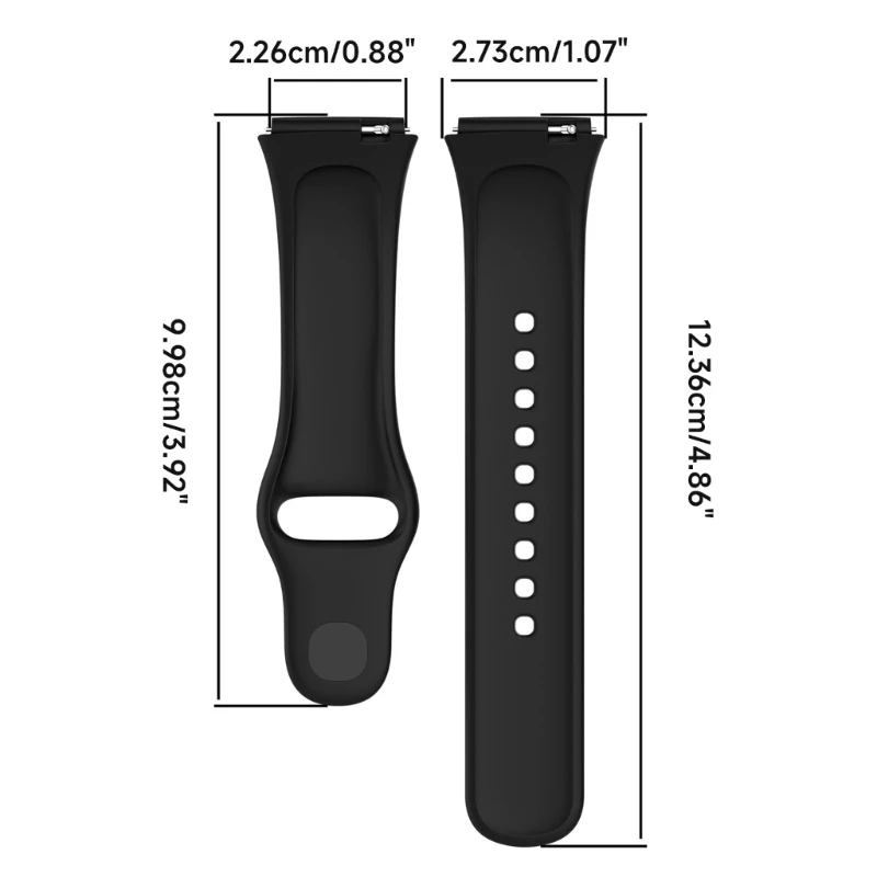 Para redmi watch3 lite ativo para mulher masculino, cinta substituição cinto esportivo silicone macio para smartwatch