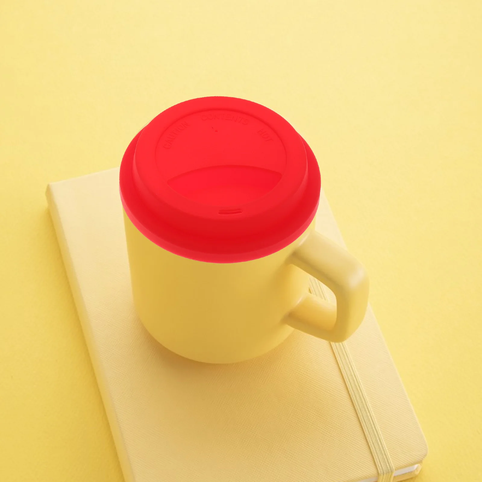 

4 Pcs Silicone Cup Lid Coffee Covers for Mugs Replacement Drinks Stainless Steel