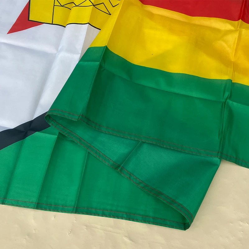 EOODLOVE FLAG Zimbabwe 90x150cm High Quality 3x5 Foot Indoor and Outdoor Zimbabwe Festival Hanging Decorative Flag