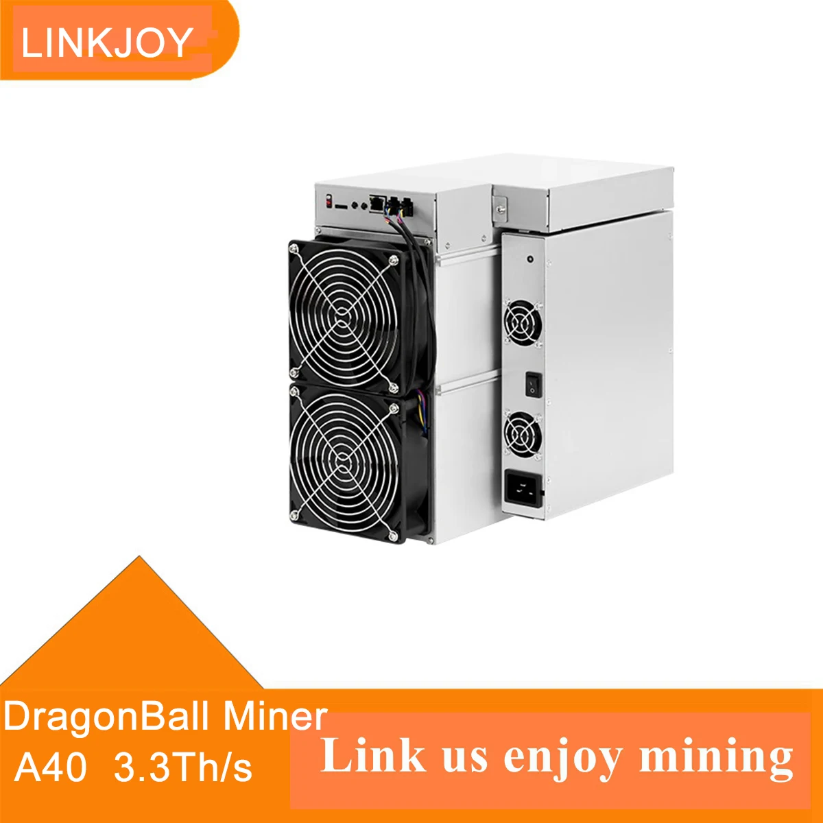 DragonBall Miner A40 Alephium Miner with a maximum hashrate of 3.3Th/s and power consumption of 1600W.