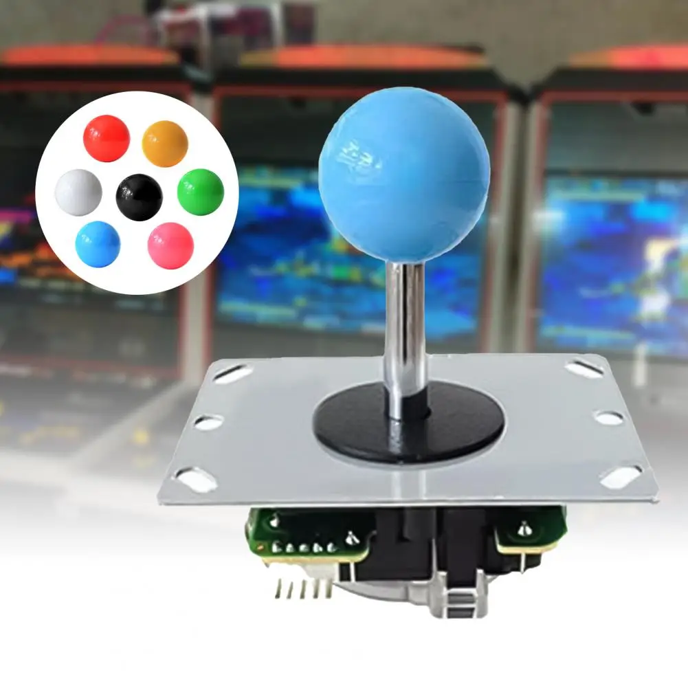 

Sensitive Lightweight Joystick DIY High Response Non-delayed Arcade Game Fighting Stick Controller with Ball for Game Console