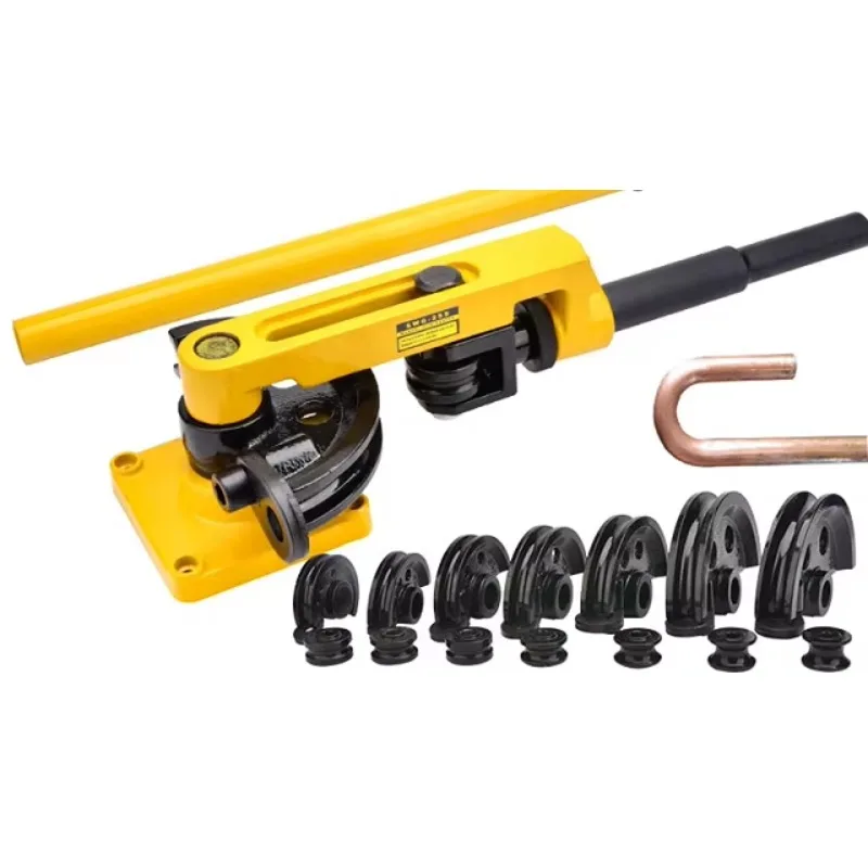 SWG-25S Manual Tube Bender Professional Industrial Pipe Bending Machine for Stainless Steel Carbon Steel Metal Pipe 3/8-1 Inches - Image 2
