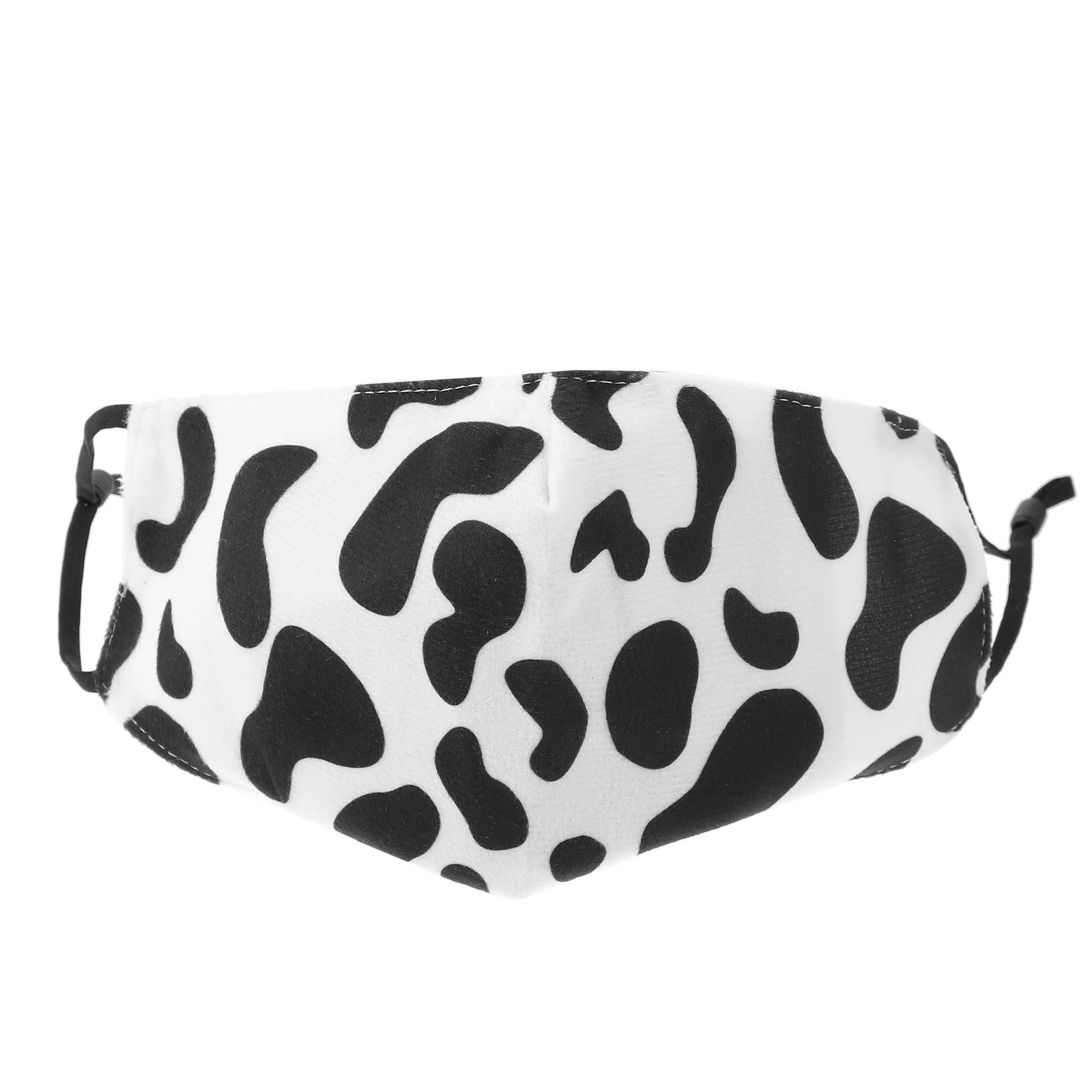 قناع بنمط البقرة، غطاء فم واقٍ من القطن مقاوم للغبار وجيد التهوية لمرض الجهاز التنفسي للبالغين، قناع وجه مضاد للتلوث