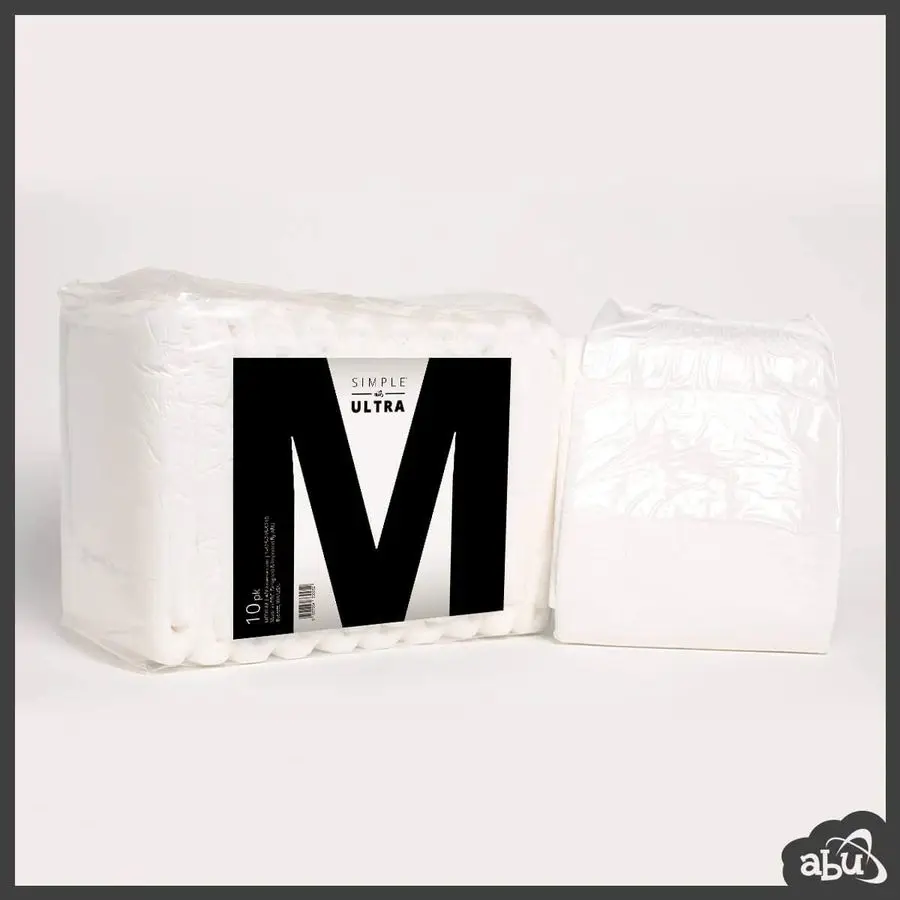 Pañales Simple Ultra, paquete de 10 grandes