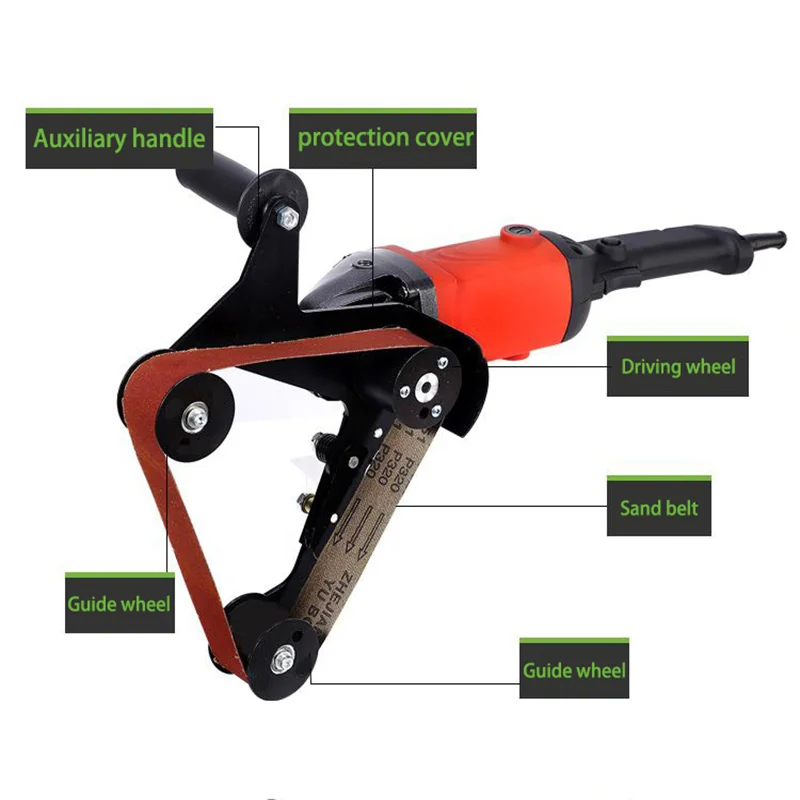 Multifunctionele M14/M10 Ijzer Hoek Grinder Schuren Riem Adapter Accessoires Van Schuren Machine Slijpen Polijsten Machine