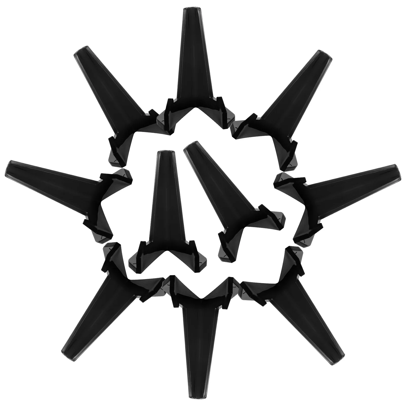 

10Pcs Acrylic Display Holder Black Photo Card Plate Stand Home Decor Collector Gift Display Stands for Collectibles