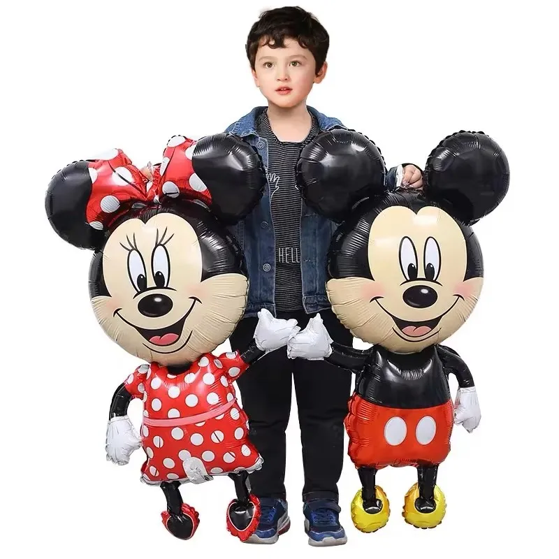 Big Mickey Minnie Mouse Balloons Disney Cartoon Foil Balloon Baby Shower decorazioni per feste di compleanno giocattoli classici per bambini regalo