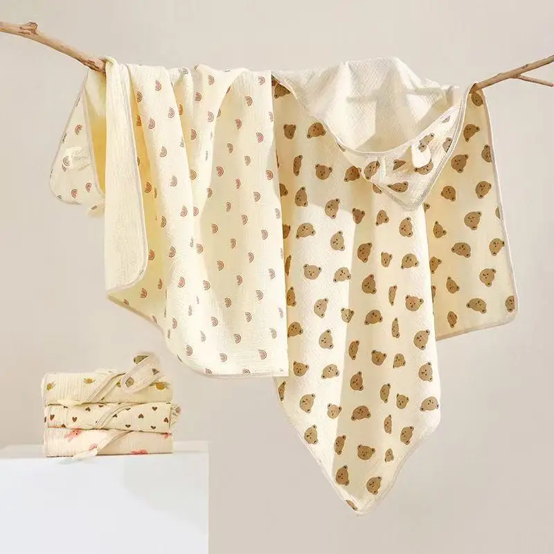 Baby Hug Super Soft Breathable Four Layer Gauze Wrap Single Newborn Baby Delivery Room Wrap Soft Wrap