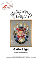 7-candle Girl 22-27 DIY Cross Stitch Kit Aida 14CT 14CT Canvas Fabric Embroidery Set Living Room Decor