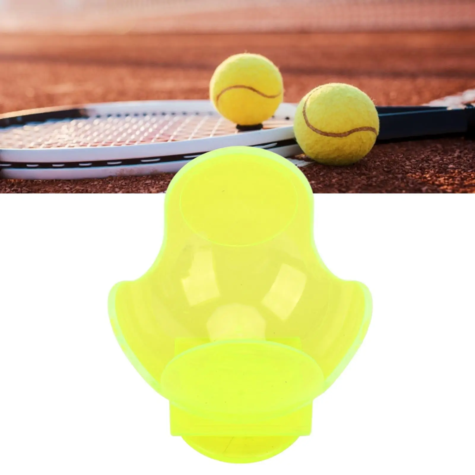 حامل مشبك الخصر لكرة التنس معدات التدريب المحمولة ABS مشبك سفر صغير لمنافسة كرات التنس #2