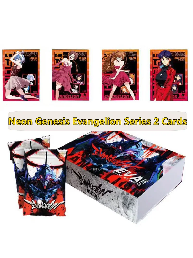 Cartes de la série Neon Genesis Evangelion 2, cartes de Rei Ayanami et Asuka Langley, cartes à collectionner rares pour les passionnés