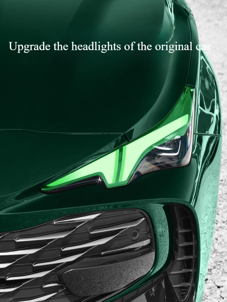 2023 MG MG7 için gündüz farları renk değişimi filmi buz mavi farlar pvc film dış dekorasyon aksesuarları