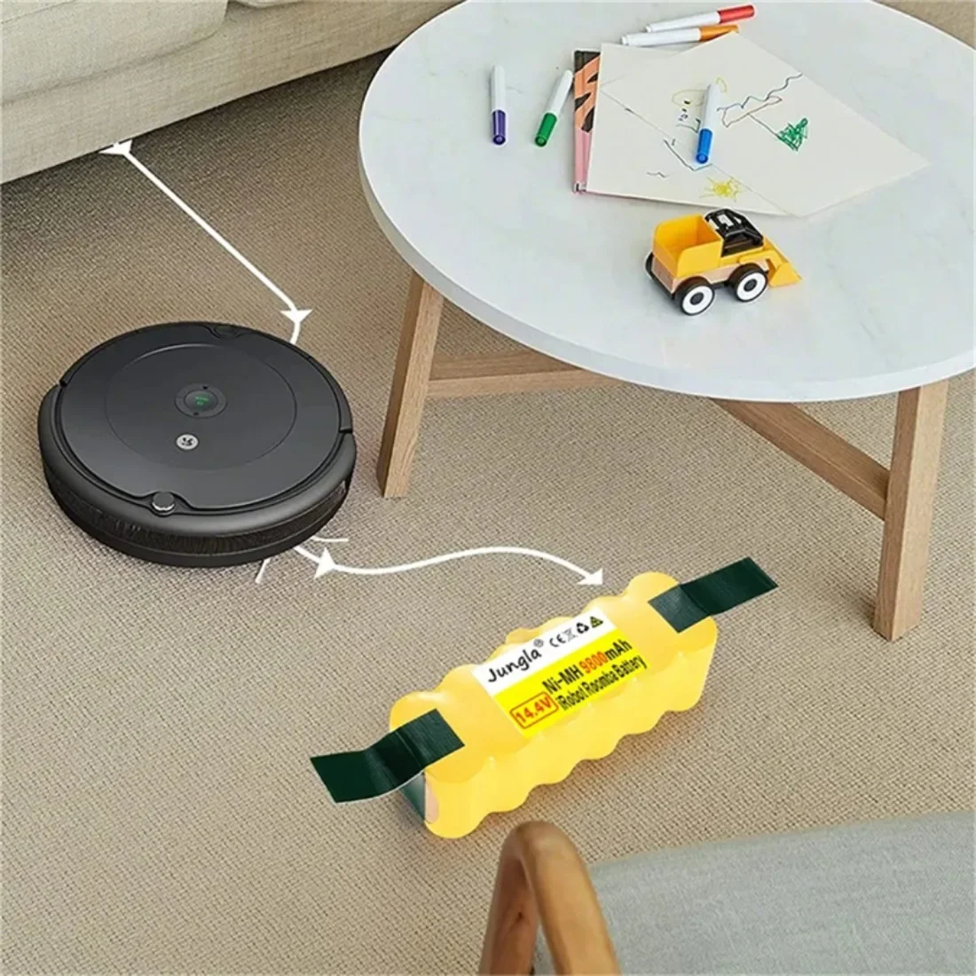 

Аккумулятор для пылесоса IRobot Roomba 14,4 В 9800 мАч 500 510 530 570 580 600 650 700 780 790