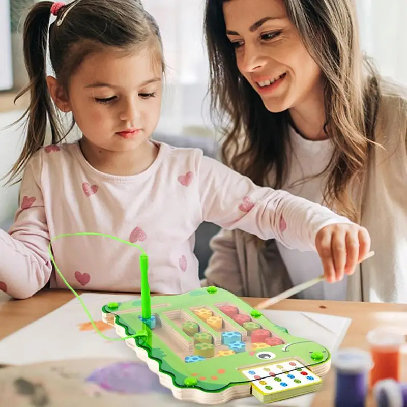 

Magnetic Maze Dinosaur Wooden Puzzle Activity Board Sensory Toys Fine Motor Skill Toy Preschool Learning Activities For Travel