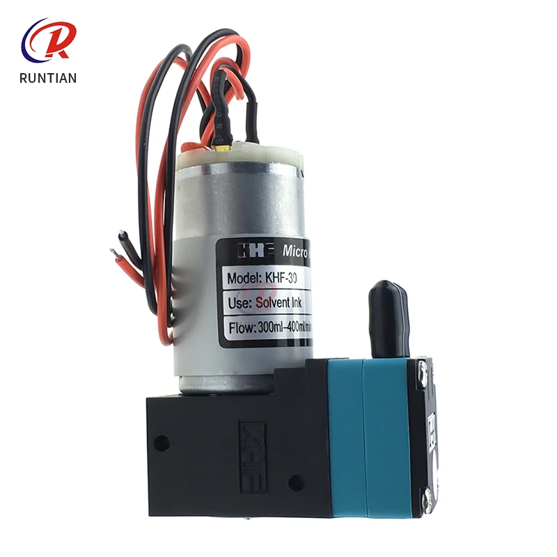 KHF 24V Ink Pump For Solvent Printer ink pump 7W 24V 300-400ML Infiniti Galax uv printer Air Pump KHF-30 Ink Pump