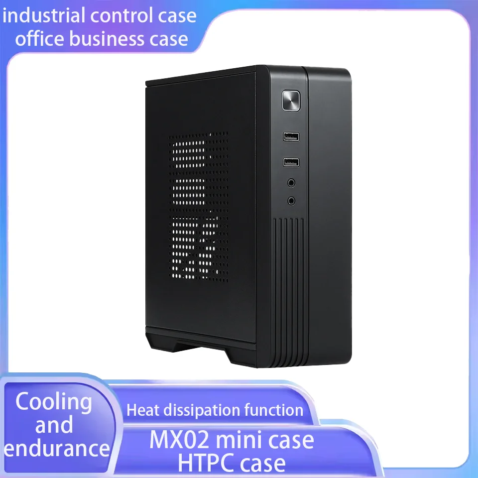 

Корпус Mini-ITX Корпус HTPC Промышленный корпус управления Офисный деловой чехол Изысканная и компактная функция рассеивания тепла Корпус ПК