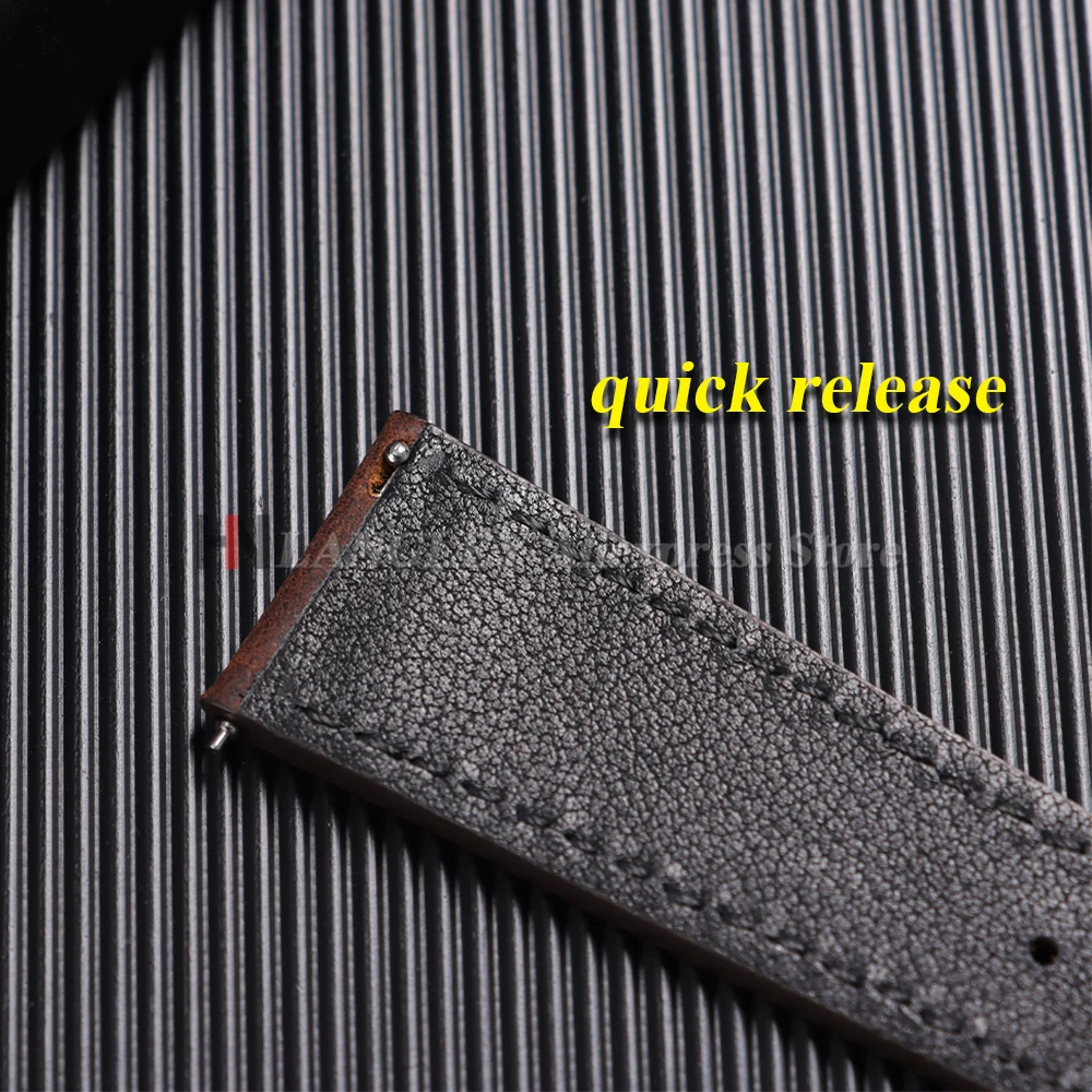 Vintage retro pulseiras de relógio de couro genuíno 18mm 19mm 20mm 21mm 22mm 24mm pulseira de relógio macio liberação rápida masculino feminino pulseira de relógio