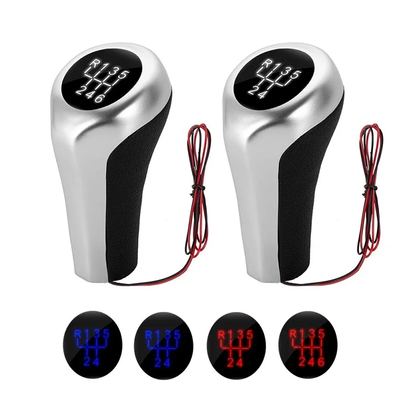 

5/6 Speed Car LED Gear Shift Knob MT Shifter Stick Lever For BMW E90 E91 E92 E93 E30 E36 E46 F30 E34 E39 E64 E87 E88 X1 X3 X5