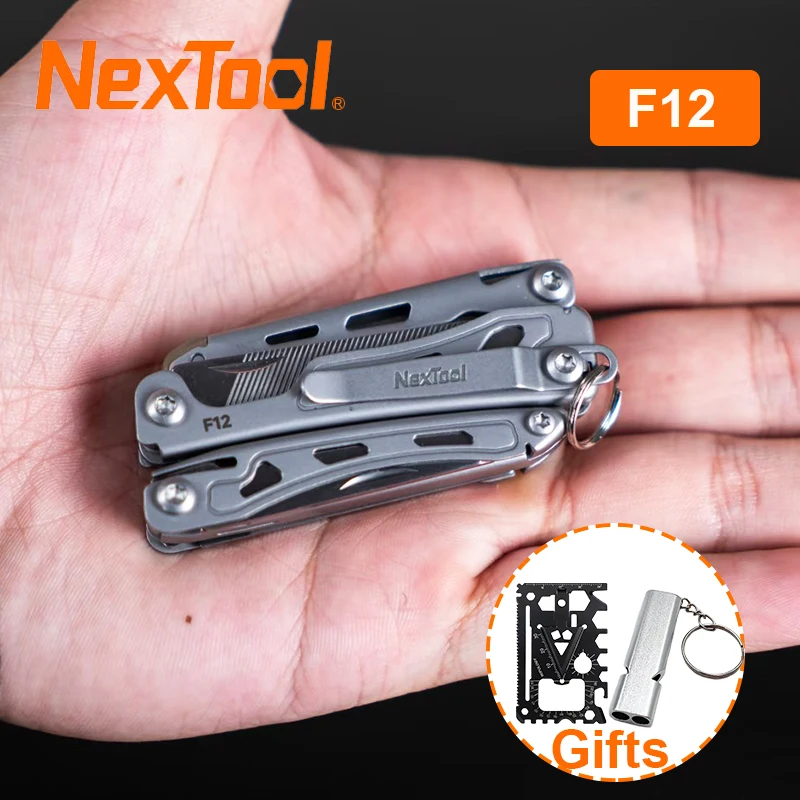 NexTool Mini Flagship F12 Multi Tool Pliers 13 In 1 Folding EDC Multitool Screwdriver File Ruler Outdoor Camping Tools