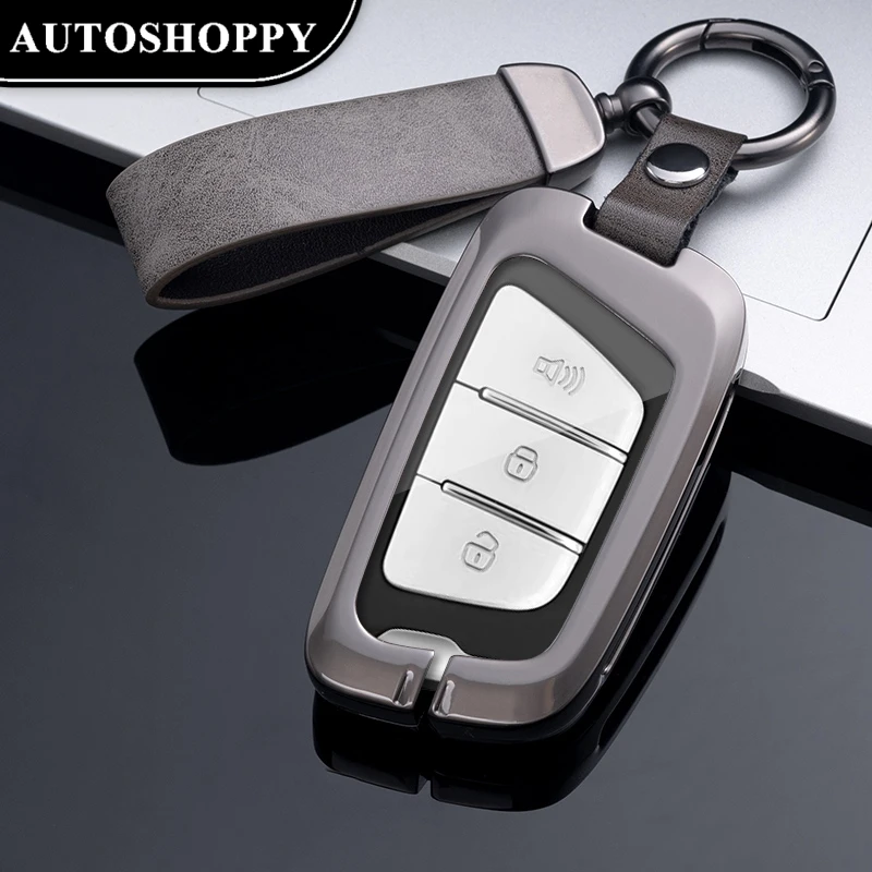 

Key Cover Case for JAC JIAYUE A5 X4 X7 IC5 IEV T50 S2 S3 S4 S5 S7 T8 Refine M6 Car Smart Remote Keychain Accessory Holder Shell