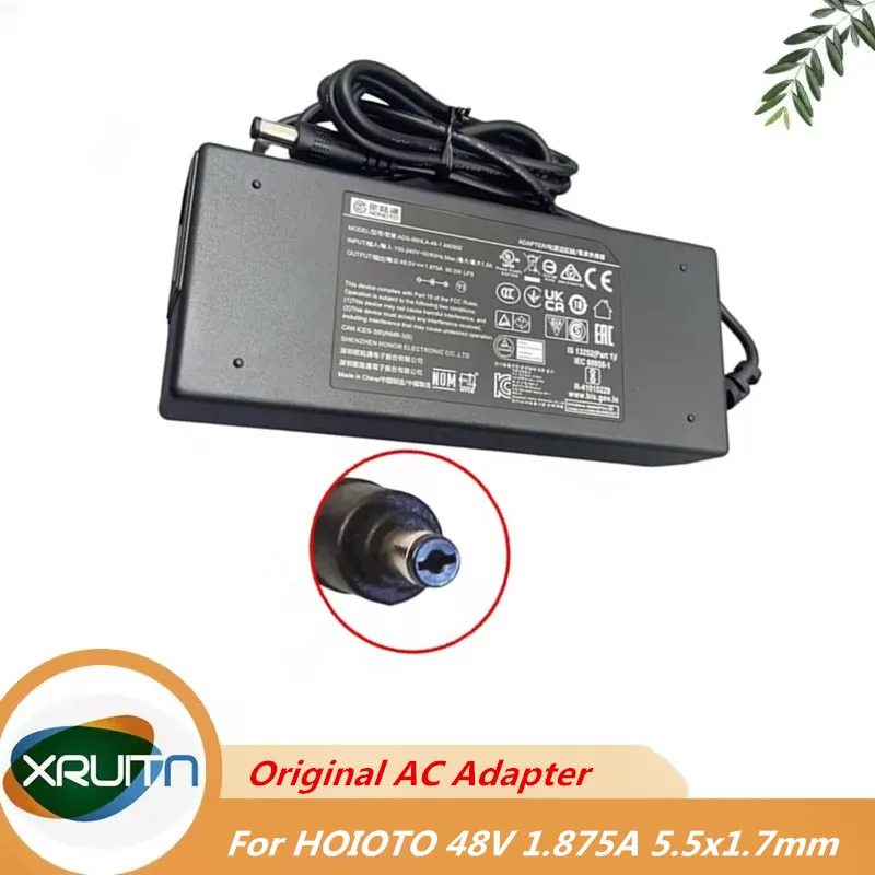 

Оригинальный континентальный видеорегистратор POE для мобильного видеорегистратора информационoto ADS-96HLA-48-1 48090E, мониторинг круглого порта 48 В 1,875 А