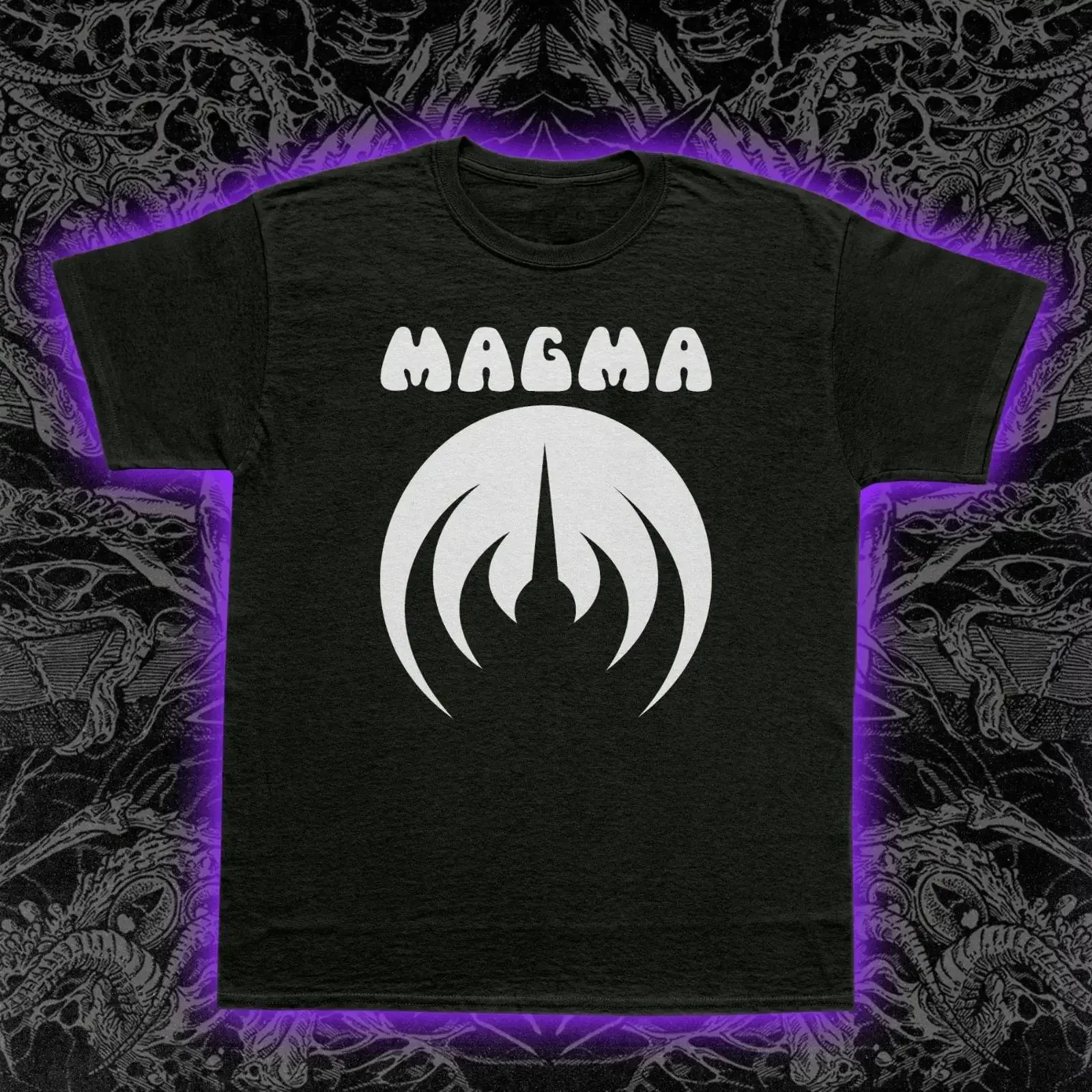 Magma Band T Shirt Zeuhl Prog Rock Avant Garde French Music S 5XL vintage Washed designer clothes Stretched Casual Breathable