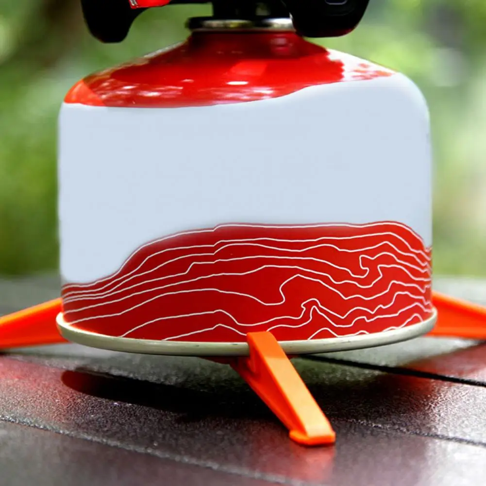 Outdoor Folding Gas Can Holder Tripod High Hardness Folding Gas Can Holder Gas Can Holder Camping Stove Bottle Holder Camping