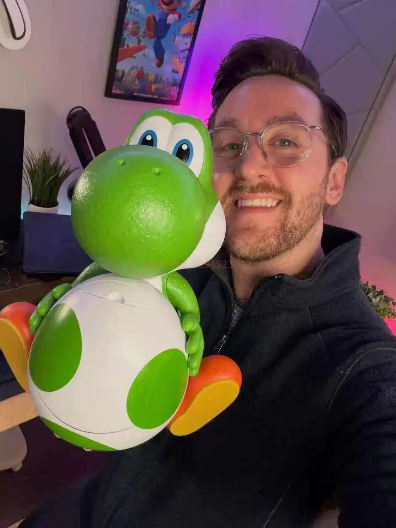 Seau à Popcorn Yoshi Super Mario Galaxy authentique, collectionnable, pour fans de Mario, idéal pour ranger les collations et les boissons